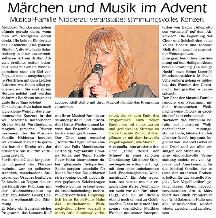 Artikel im Hanauer Bote vom 16. Januar 2019